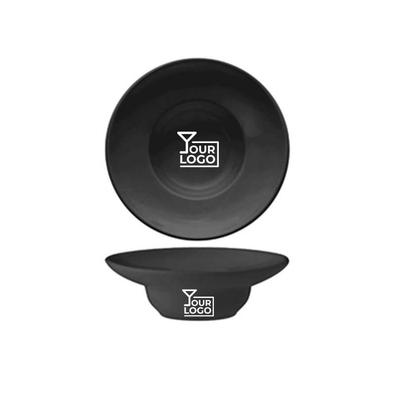 Moderny Coppetta Porcellana Nera <strong>Ø 13.9 cm Mini Pasta Bowl Tondo</strong>